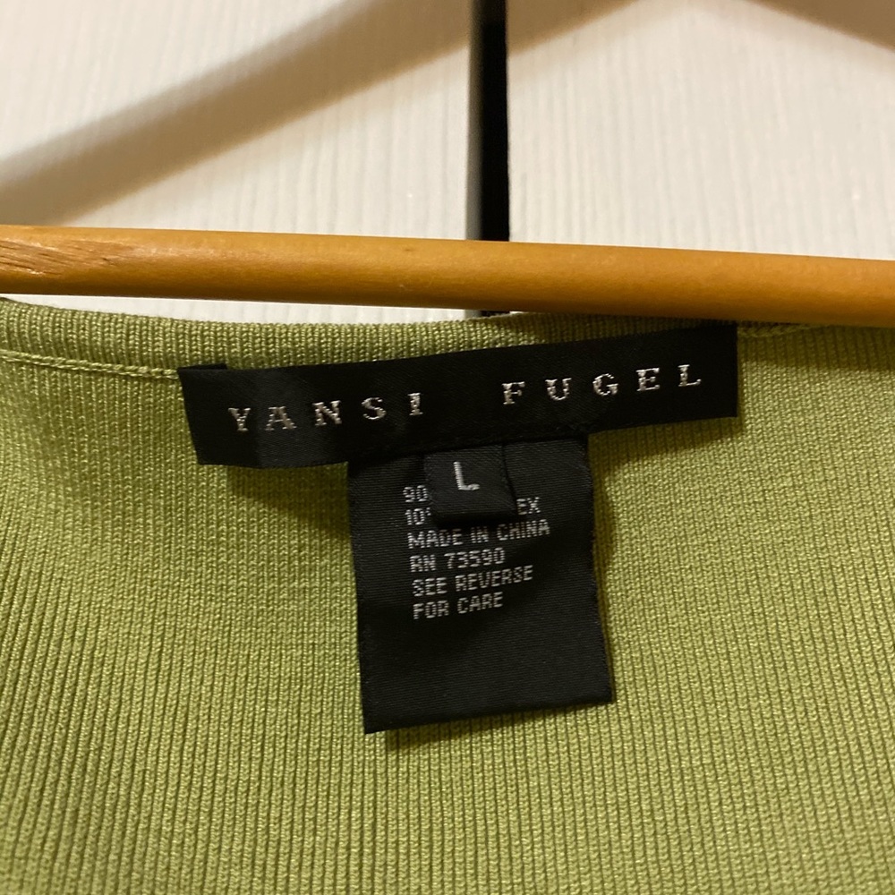 Yansi Fugel | Green Tank Top - Picture 3 of 3